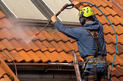 Démoussage et hydrofuge de toiture à Barzan